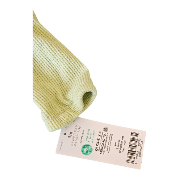 Carter's 3m Green Long Sleeve Hooded Pullover Jacket - Picture 2 of 9